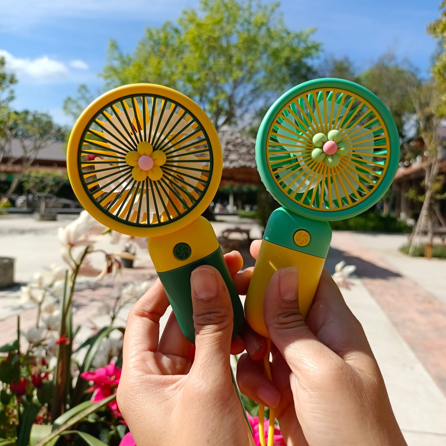 Handheld Portable Desktop Table USB Rechargeable Pocket Mini Fan