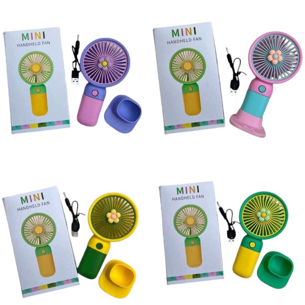 Handheld Portable Desktop Table USB Rechargeable Pocket Mini Fan